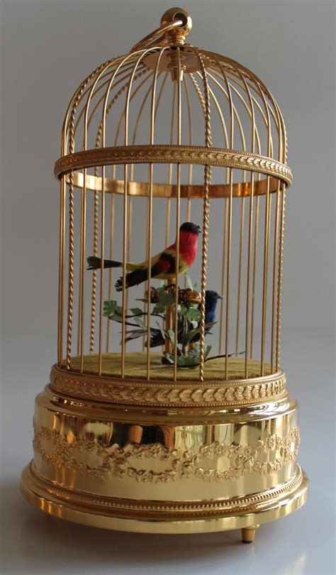 metal music jewelry box with bird picture|Metal Bird Music Box .